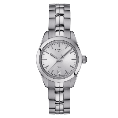 Tissot PR 100 Quartz 25 Stainless Steel / Silver / Bracelet